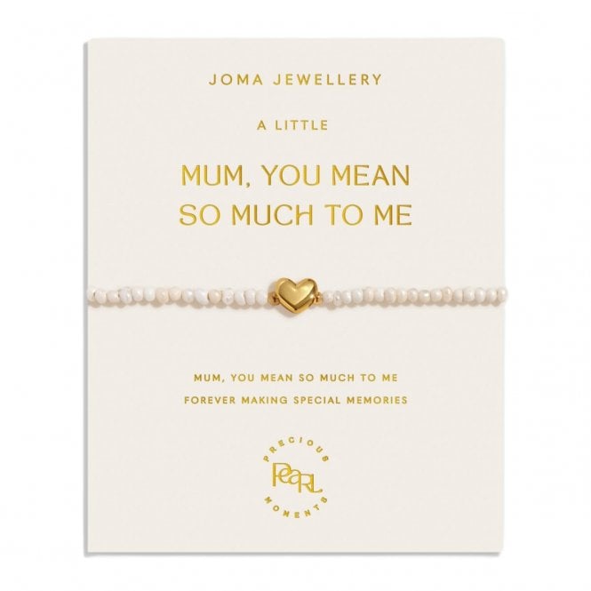 Joma Jewellery  Mother's Day Precious Moments 'Mum, You Mean So Much To Me' Bracelet 18cm + 3cm 