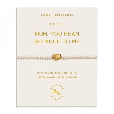 Joma Jewellery Mother's Day Precious Moments 'Mum, You Mean So Much To Me' Bracelet 18cm + 3cm 