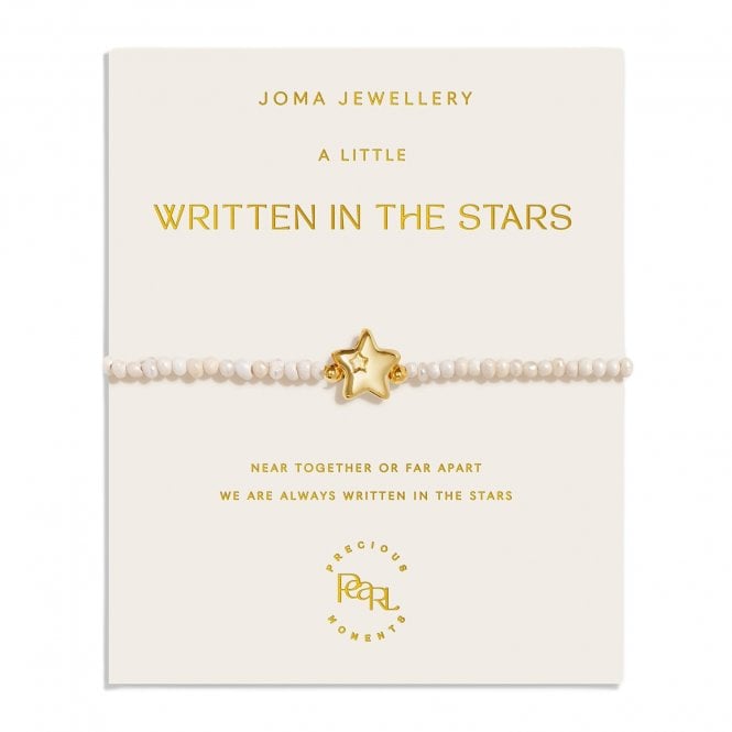 Joma Jewellery  Precious Moments Freshwater Pearl 'Written In The Stars' Gold Tone Bracelet 18cm + 3cm