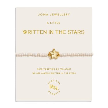 Joma Jewellery Precious Moments Freshwater Pearl 'Written In The Stars' Gold Tone Bracelet 18cm + 3cm