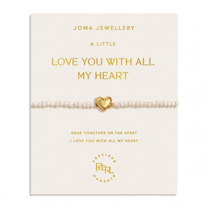 Joma Jewellery  Precious Moments 'Love You With All My Heart' Bracelet 18cm + 3cm