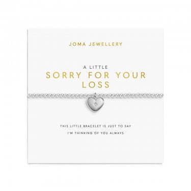 Joma Jewellery Remembrance A Little 'Sorry For Your Loss' Bracelet 17.5cm Stretch