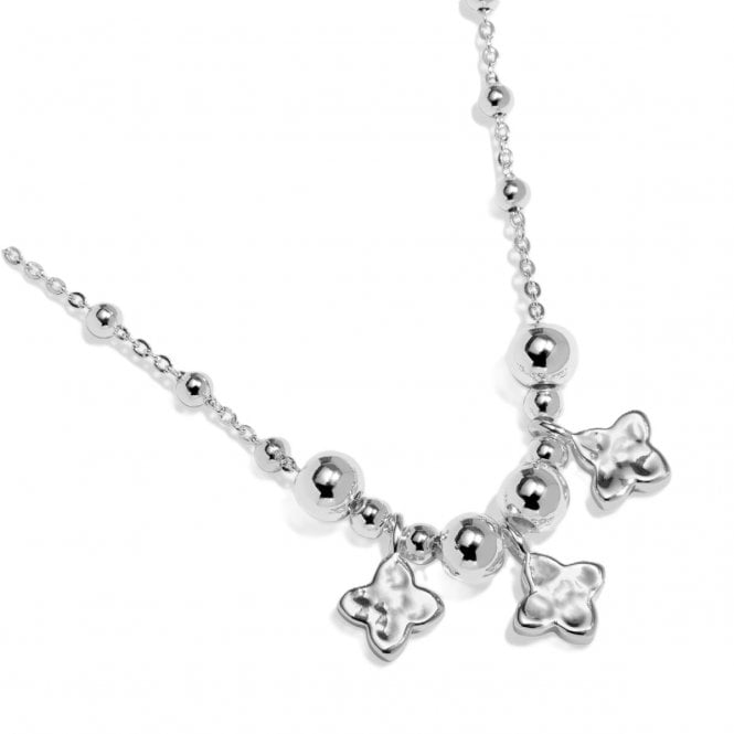 Joma Jewellery  Reva Trio Clover Necklace 46cm + 5cm