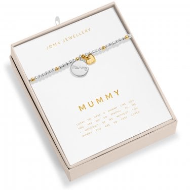 Joma Jewellery So Loved 'Mummy' Two Tone Boxed Bracelet 17.5cm Stretch  
