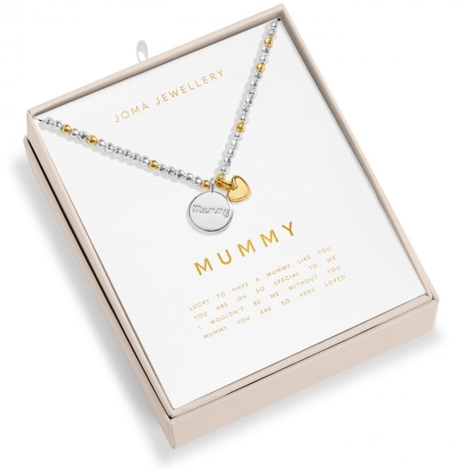 Joma Jewellery  So Loved 'Mummy' Two Tone Boxed Necklace 46cm + 5cm 