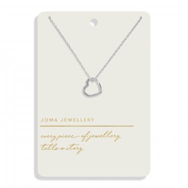 Joma Jewellery Style Stories Heart Necklace 46cm + 5cm