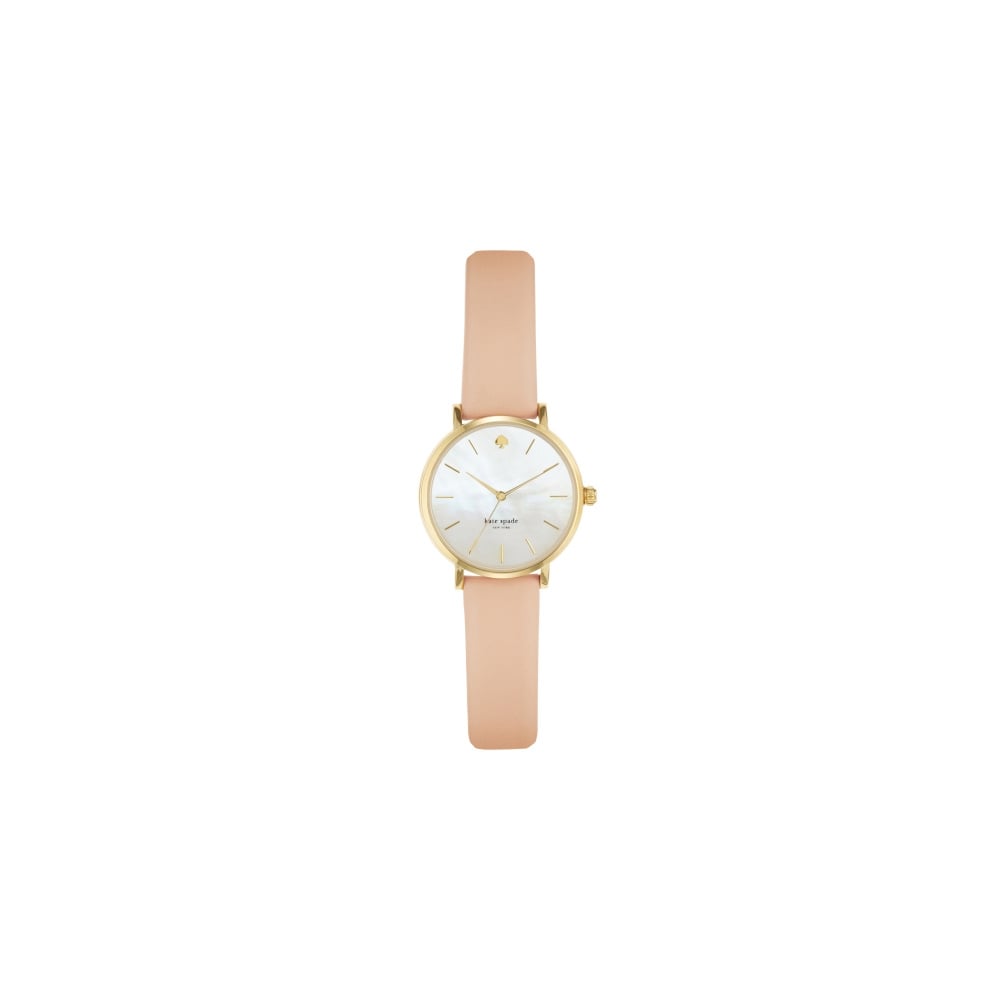 Kate Spade Metro Classic Sand Leather Strap Watch - Watches 