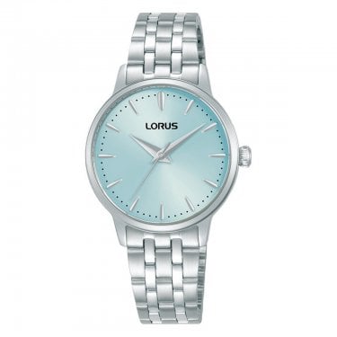 Lorus Ladies Classic Blue Dial Stainless Steel Watch 