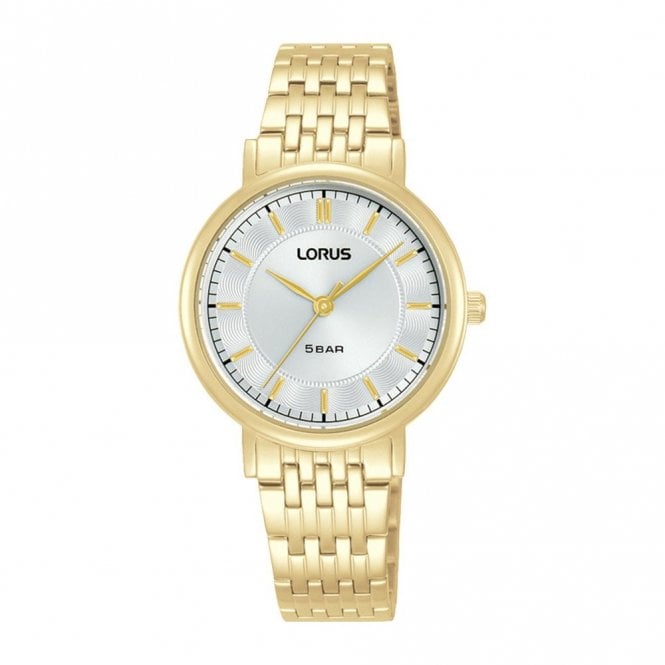 Lorus  Ladies Classic Dress Gold Tone Stainless Steel Watch 