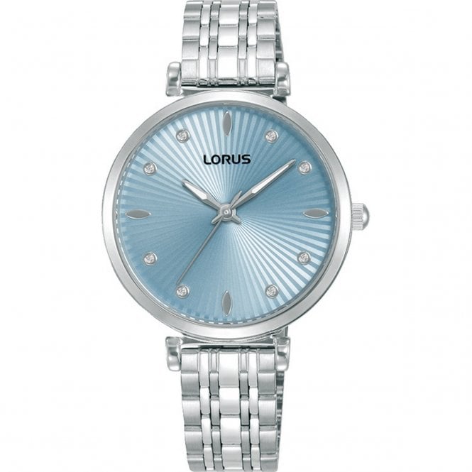 Lorus  Ladies Radience Blue Dial Stainless Steel Watch