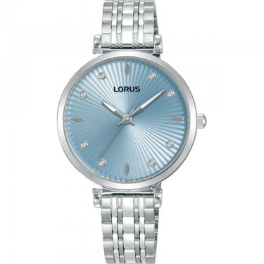 Lorus Ladies Radience Blue Dial Stainless Steel Watch