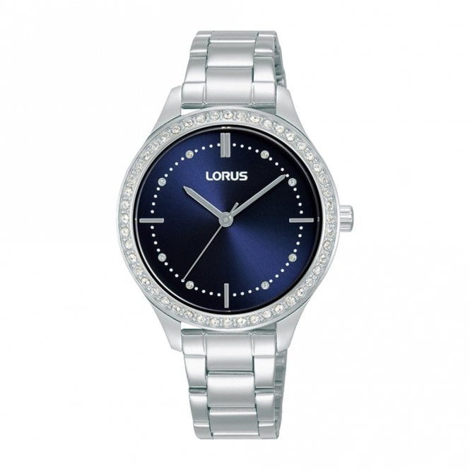 Lorus  Ladies Sunray Blue Dial Stainless Steel Watch