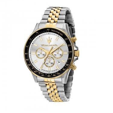 Maserati Gents Sfida Two Tone Stainless Steel Watch