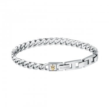 Maserati Jewels Curb Buckle Bracelet 22cm