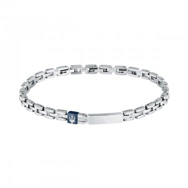 Maserati Jewels Iconic IP Blue Stainless Steel Bracelet 18cm + 3.5cm