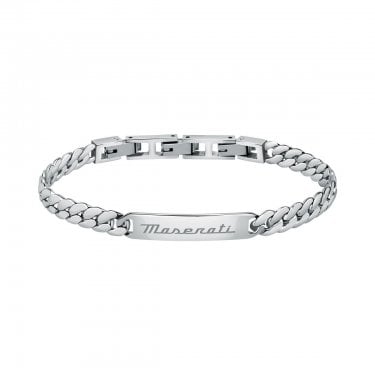 Maserati Jewels Maserati Logo Curb Bracelet 22cm