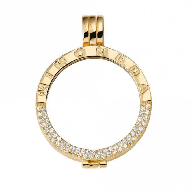 Mi Moneda  Deluxe Gold Plated Pendant Small