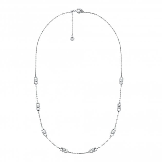 Michael Kors Jewellery Michael Kors Premium Kors Sterling Silver Astor Link Necklace 43cm