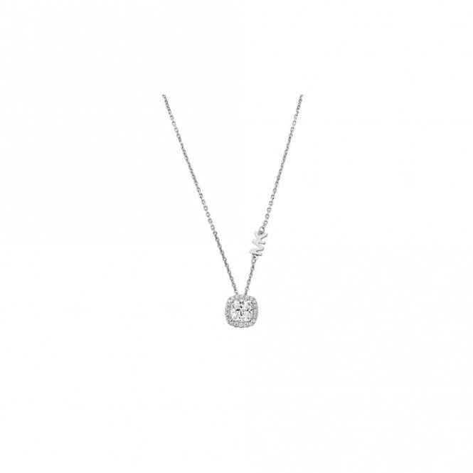 Michael Kors Jewellery Michael Kors Premium Sterling Silver CZ Necklace 16-18