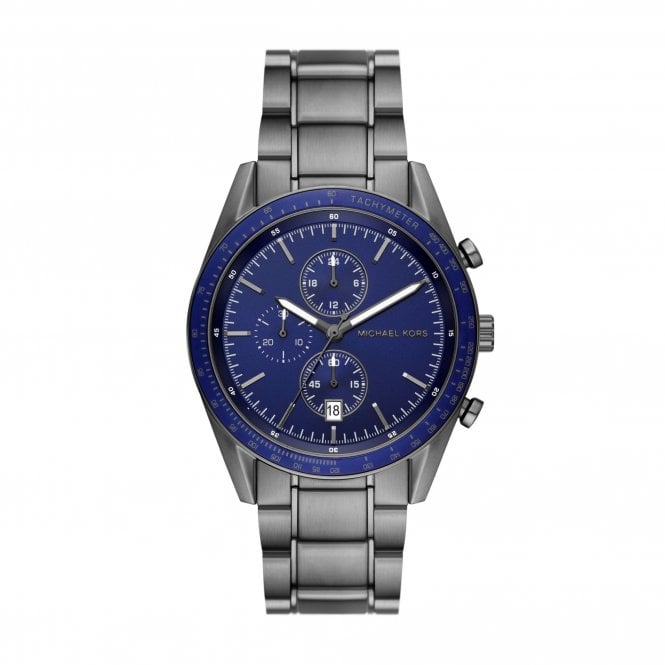 Michael Kors Watches Michael Kors Gents Accelerator Chronograph Gunmetal Stainless Steel Watch