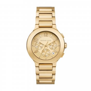 Michael Kors Ladies Gramercy Gold Tone Stainless Steel Watch