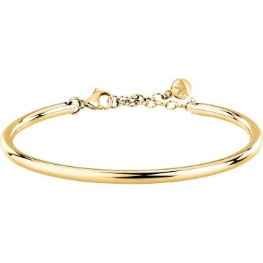 Morellato Cerchi Plain Gold Tone Bangle 6cm