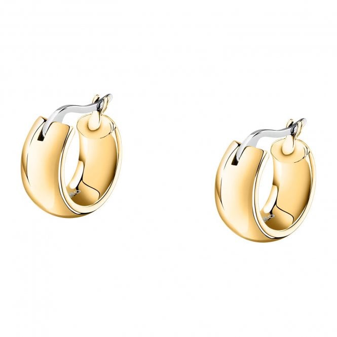 Morellato  Creole Gold Tone Hinged Hoop Earrings 1.45cm