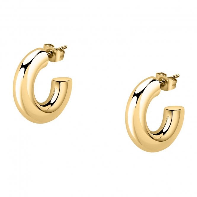 Morellato  Creole Gold Tone Hoop Earrings 1.8cm