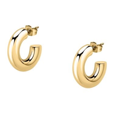 Morellato Creole Gold Tone Hoop Earrings 1.8cm