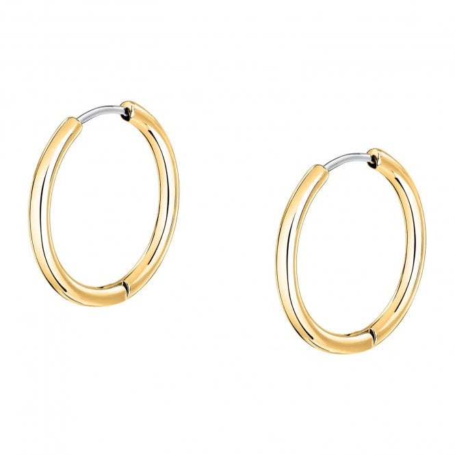 Morellato  Creole Gold Tone Hoop Earrings 2cm