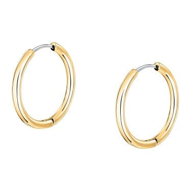 Morellato Creole Gold Tone Hoop Earrings 2cm