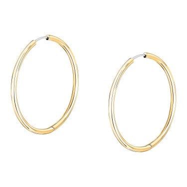 Morellato Creole Gold Tone Hoop Earrings 3.5cm