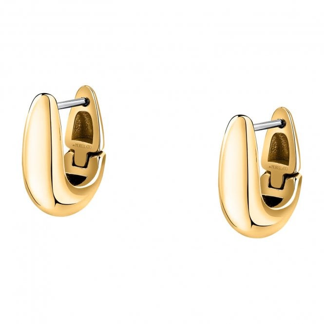 Morellato  Creole Oval Gold Tone Hoop Earrings 1.6 x 1.1cm