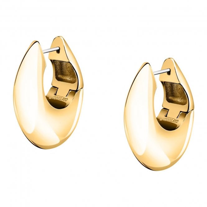 Morellato  Creole Oval Gold Tone Hoop Earrings 2.7 x 1.9cm