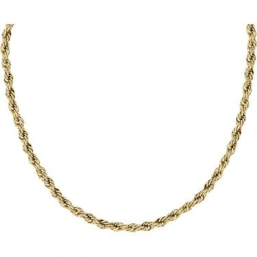 Morellato Intrecci Rope Gold Tone Chain Necklace 42-45cm