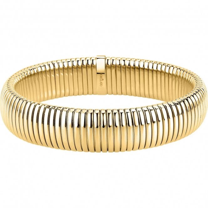 Morellato  Onda Chunky Gold Tone Bangle 6cm