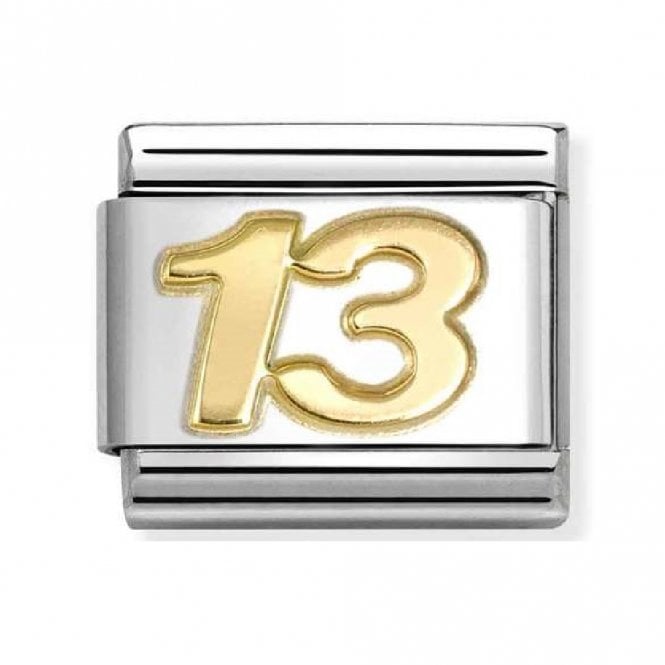 Nomination  13 Yellow Gold Charm