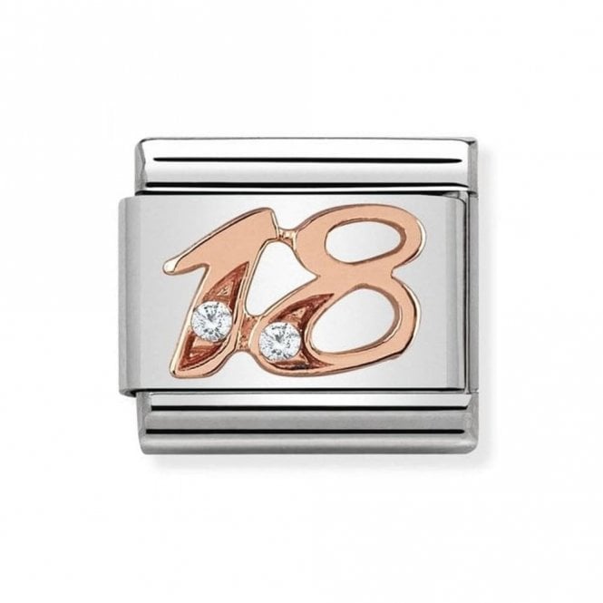 Nomination  18 CZ Rose Gold