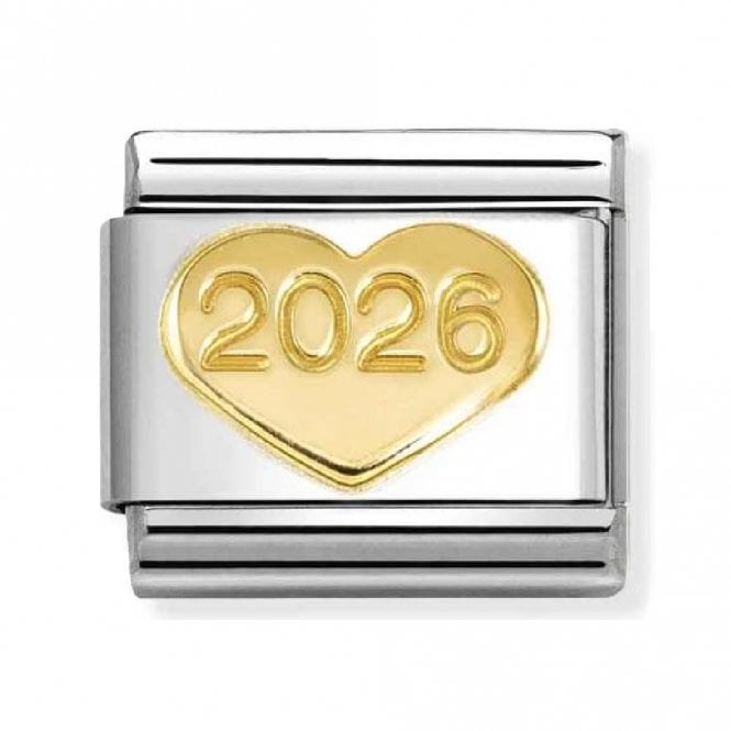 Nomination  2026 Heart Yellow Gold Charm