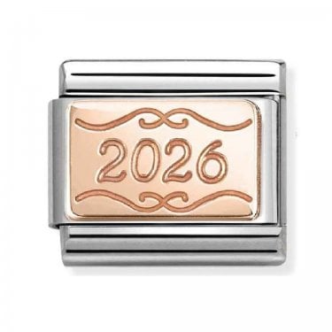 Nomination 2026 Plate Rose Gold Charm