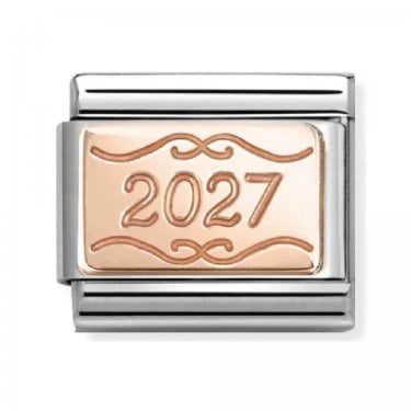 Nomination 2027 Plate Rose Gold Charm
