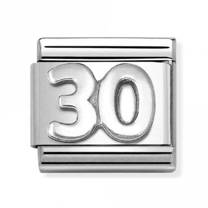 Nomination  30 Silver Shine Charm