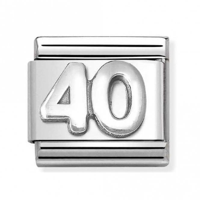 Nomination  40 Silver Shine Charm