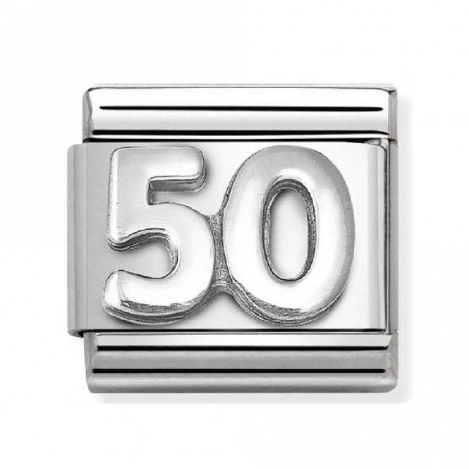Nomination  50 Silver Shine Charm
