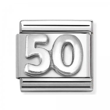 Nomination 50 Silver Shine Charm