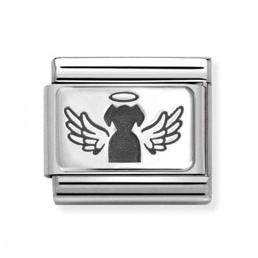 Nomination Angel Dog Silver Shine Charm