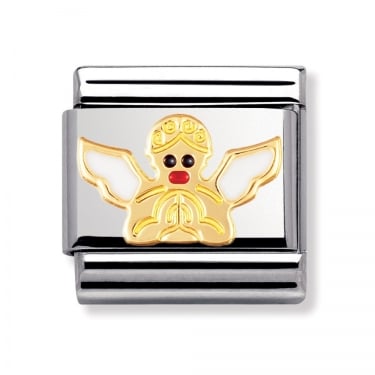 Nomination Angel White Wings Yellow Gold