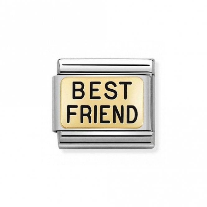 Nomination  Best Friend Yellow Gold Charm