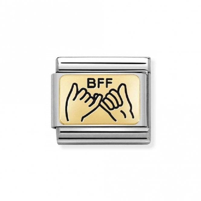 Nomination  BFF Pinky Promise Yellow Gold Charm