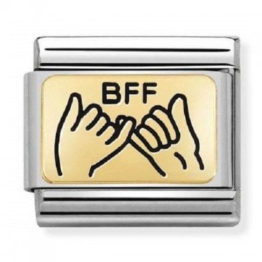 Nomination BFF Pinky Promise Yellow Gold Charm